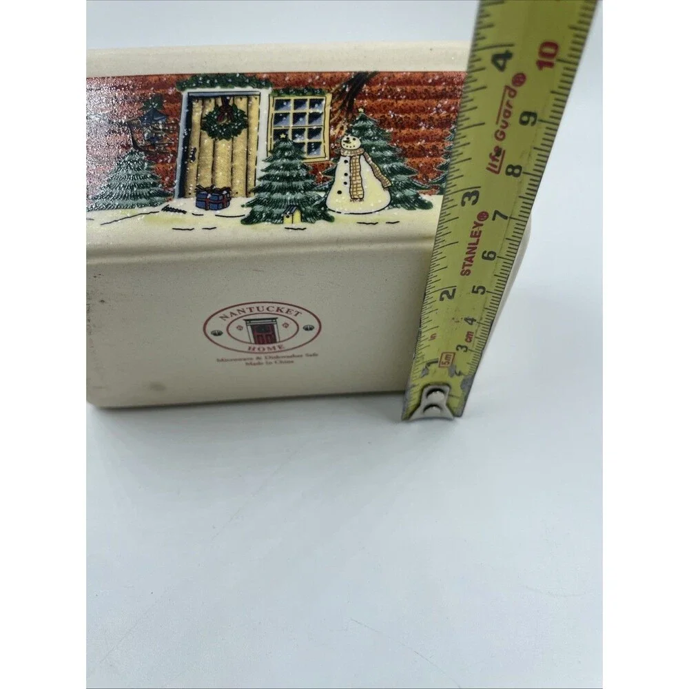 MINI CERAMIC LOAF BAKING DISHES-Nantucket Home-Christmas/Holiday/Winter
